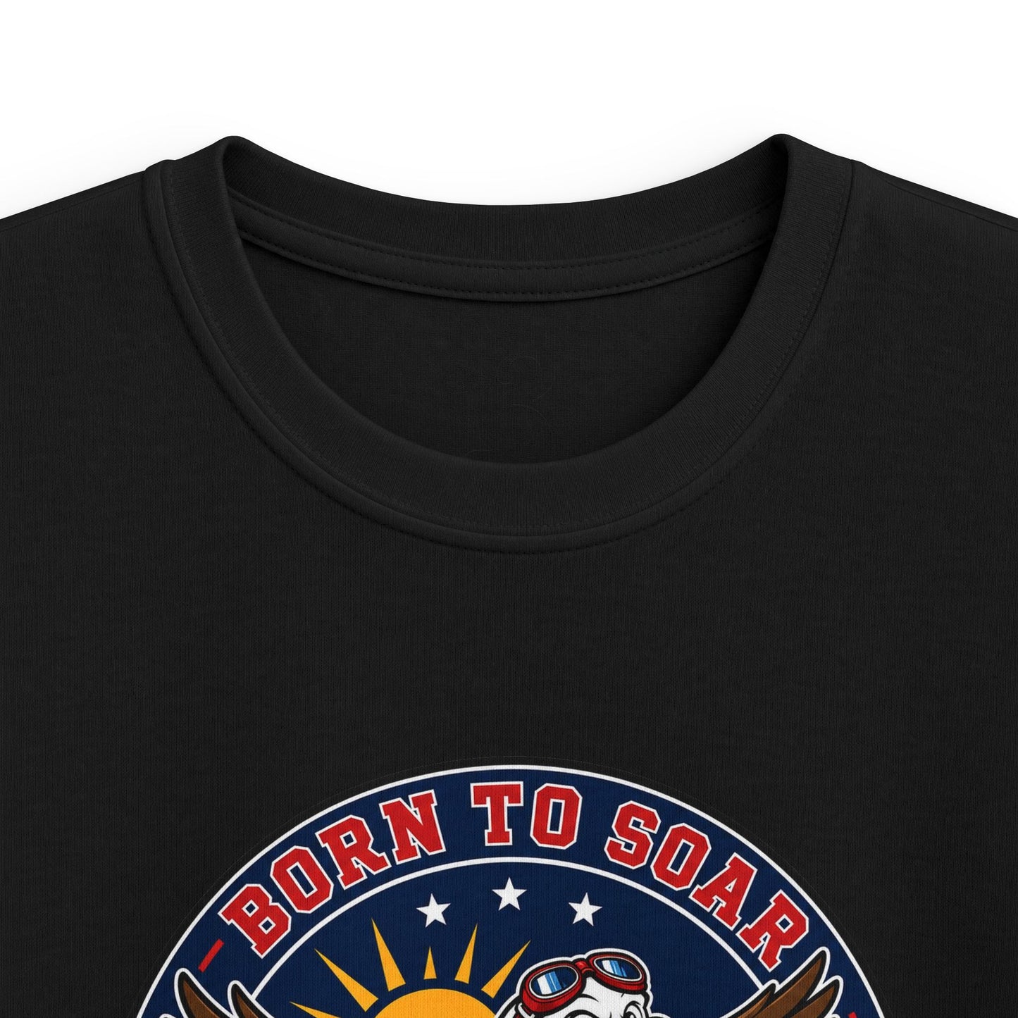Kids Tee - "Born to Soar Built for Adventure" Eagle Graphic