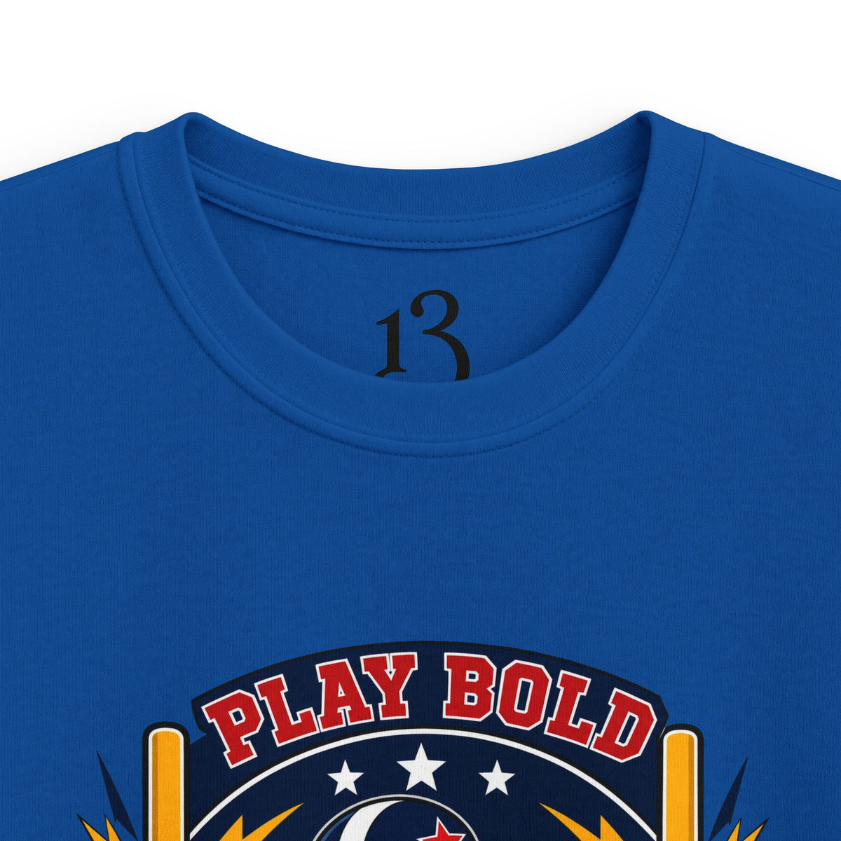 Kids Football Tee — "Play Bold: Freedom League" Retro Mascot Shirt