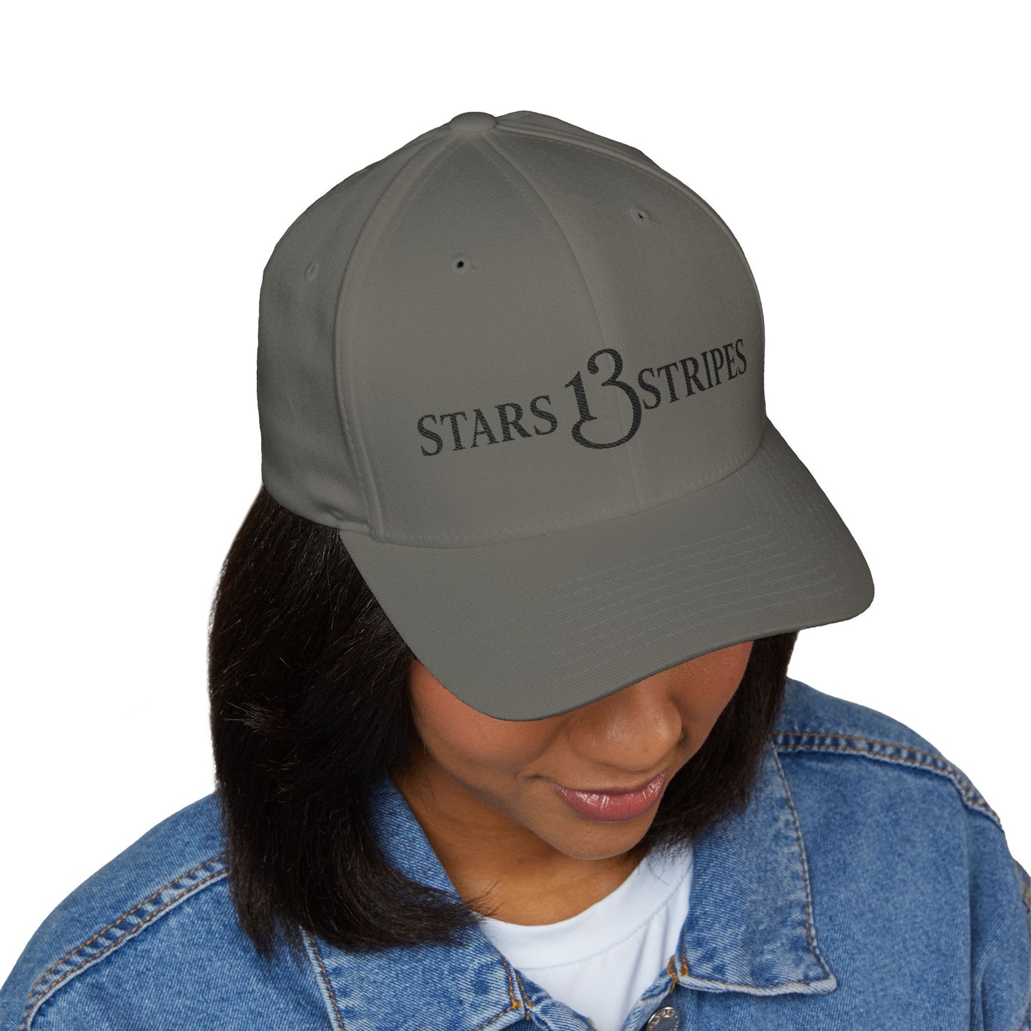 Stars13stripeS Closed-Back Structured Cap (Embroidery)