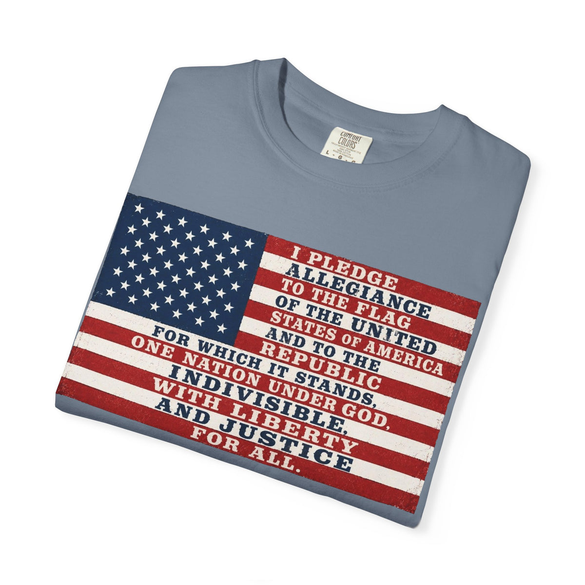 Pledge of Allegiance American Flag T-Shirt