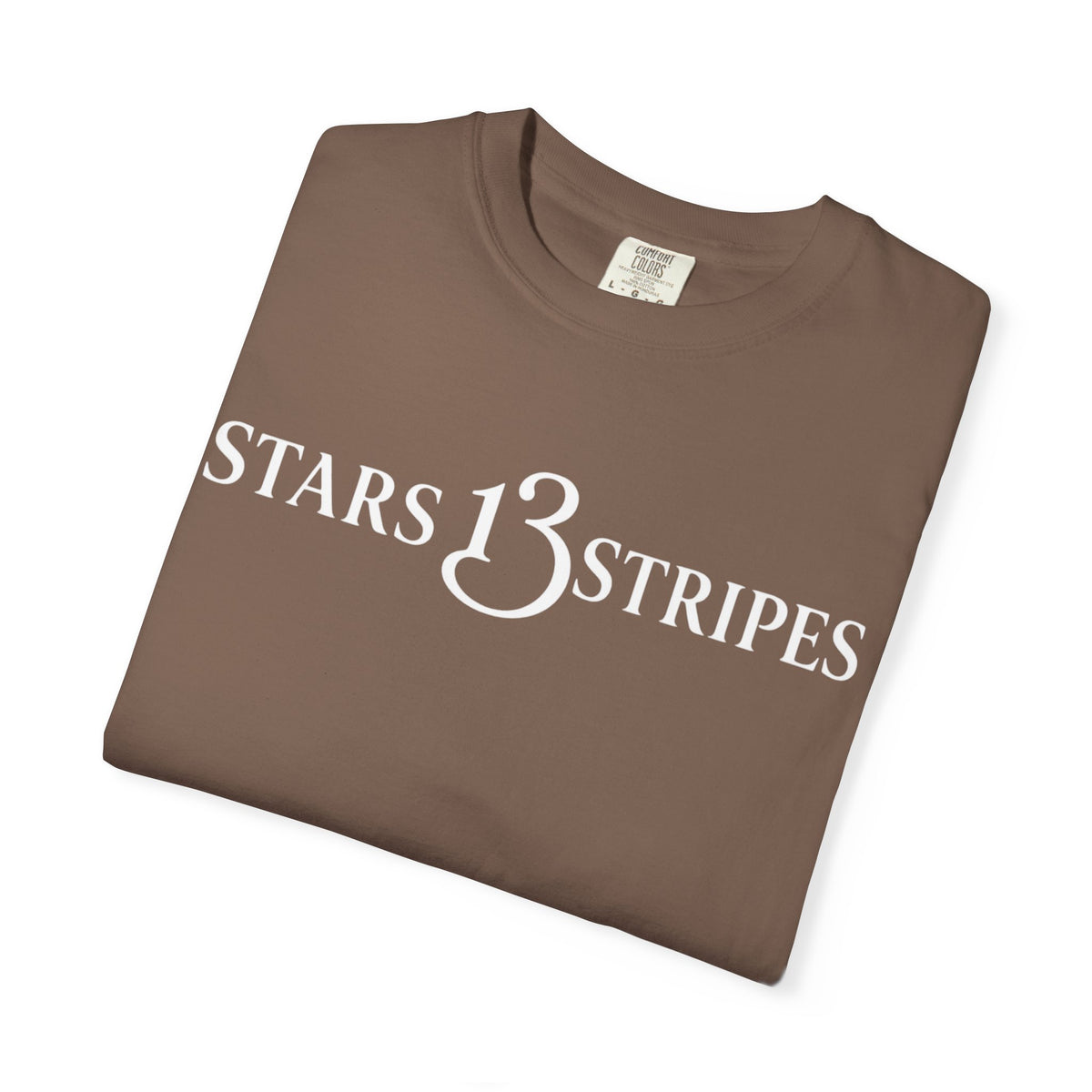 Stars13stripeS T‑Shirt — Vintage Olive Graphic Tee