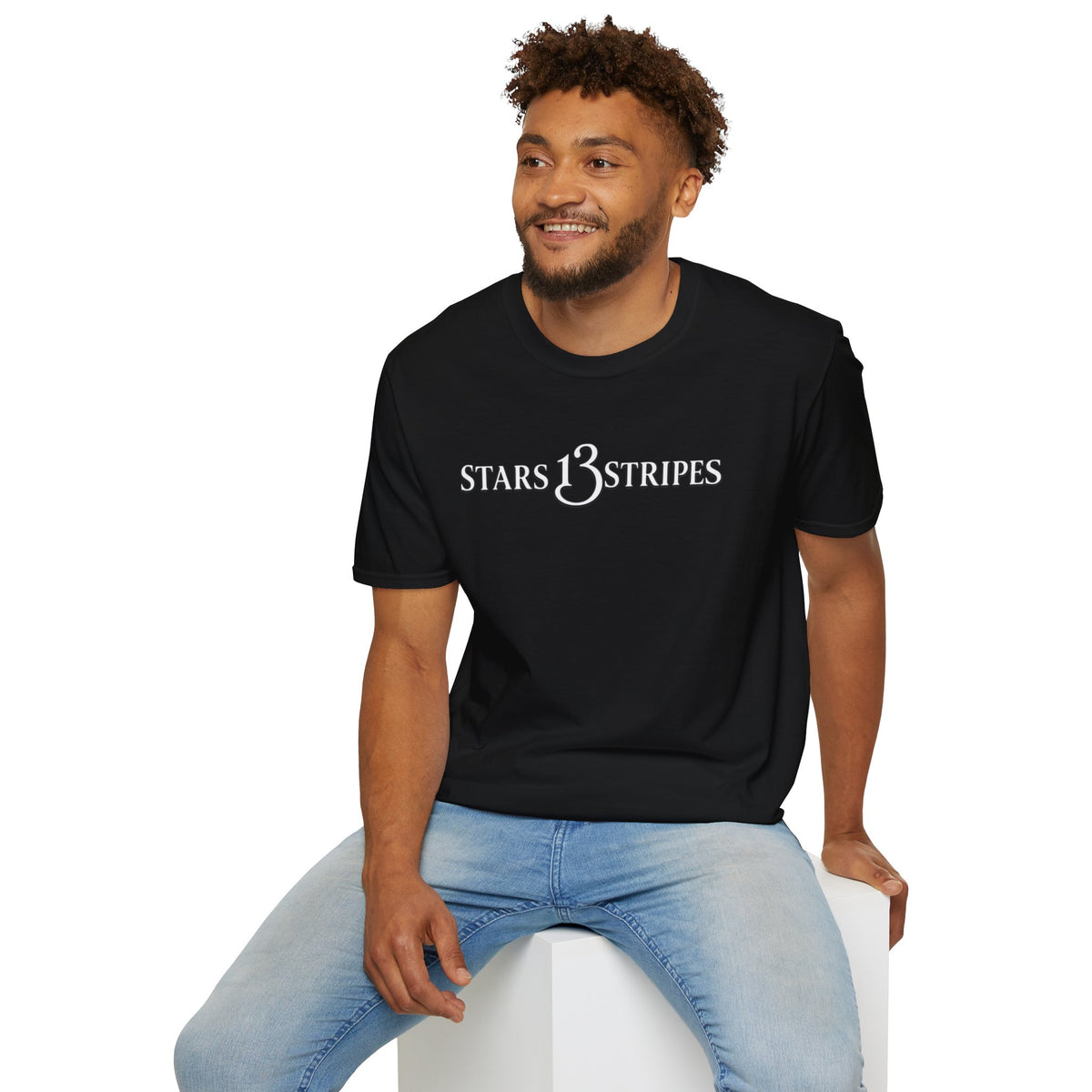 "We The People" Stars13stripeS Embossed T-Shirt
