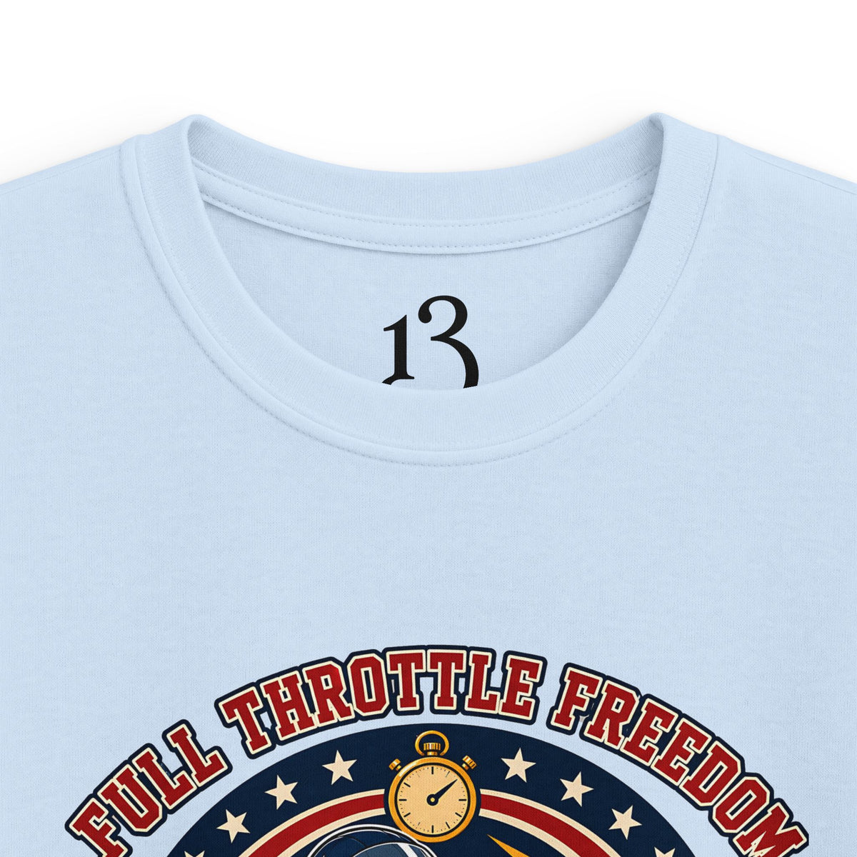 Kids Tee — 'Full Throttle Freedom' Go-Kart Racing Shirt