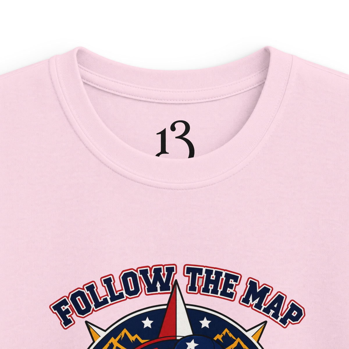 Kids Tee – "Follow the Map, Freedom Awaits" Eagle Adventure Graphic