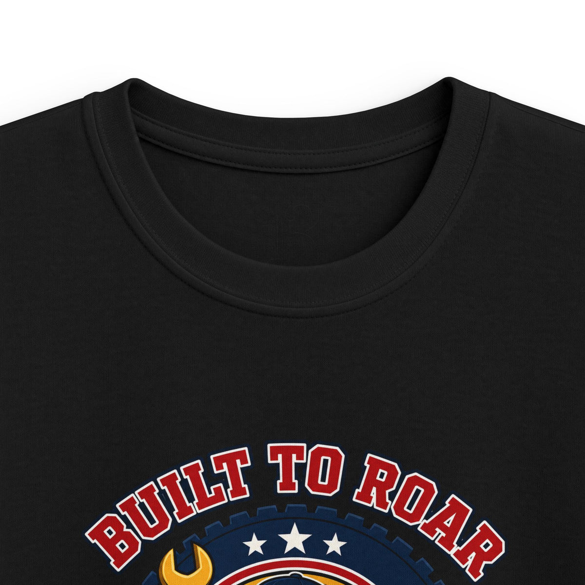 Kids Tee — "Born to Roar" USA Gator Crew Patriotic Cartoon T-Shirt