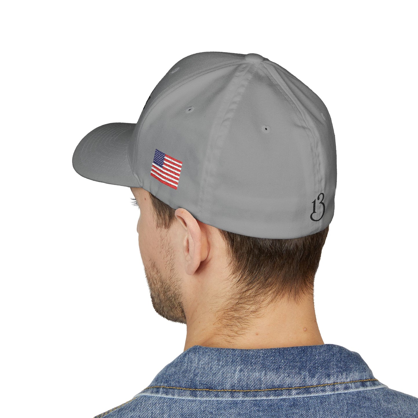 Stars13stripeS Closed-Back Structured Cap (Embroidery)