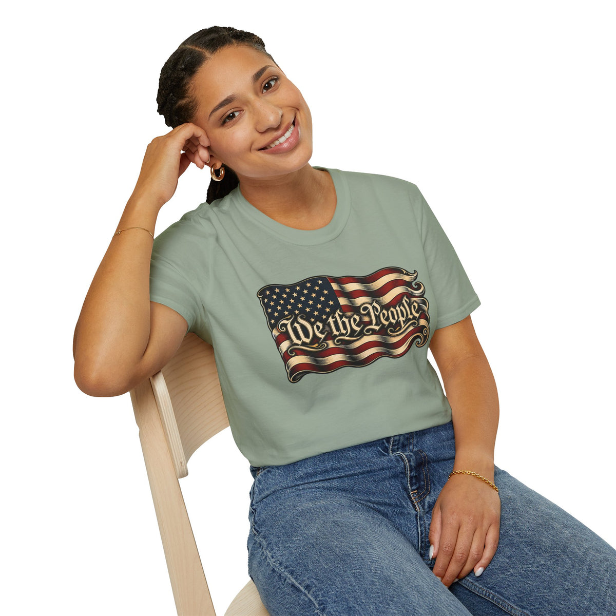 We the People American Flag T‑Shirt