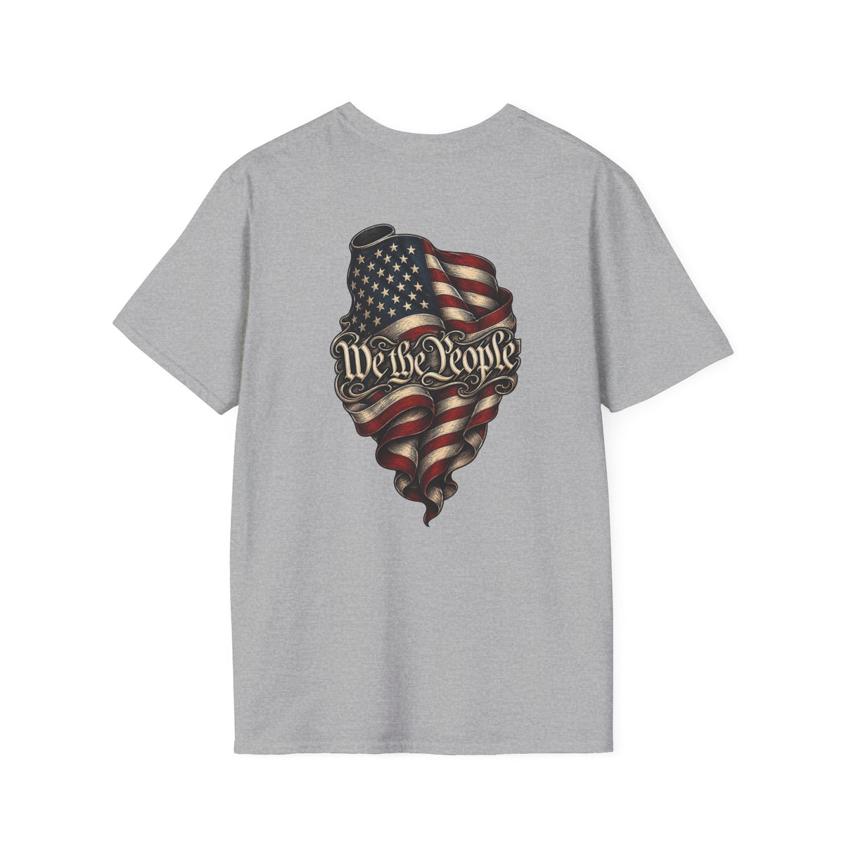 "We The People" Stars13stripeS Embossed T-Shirt