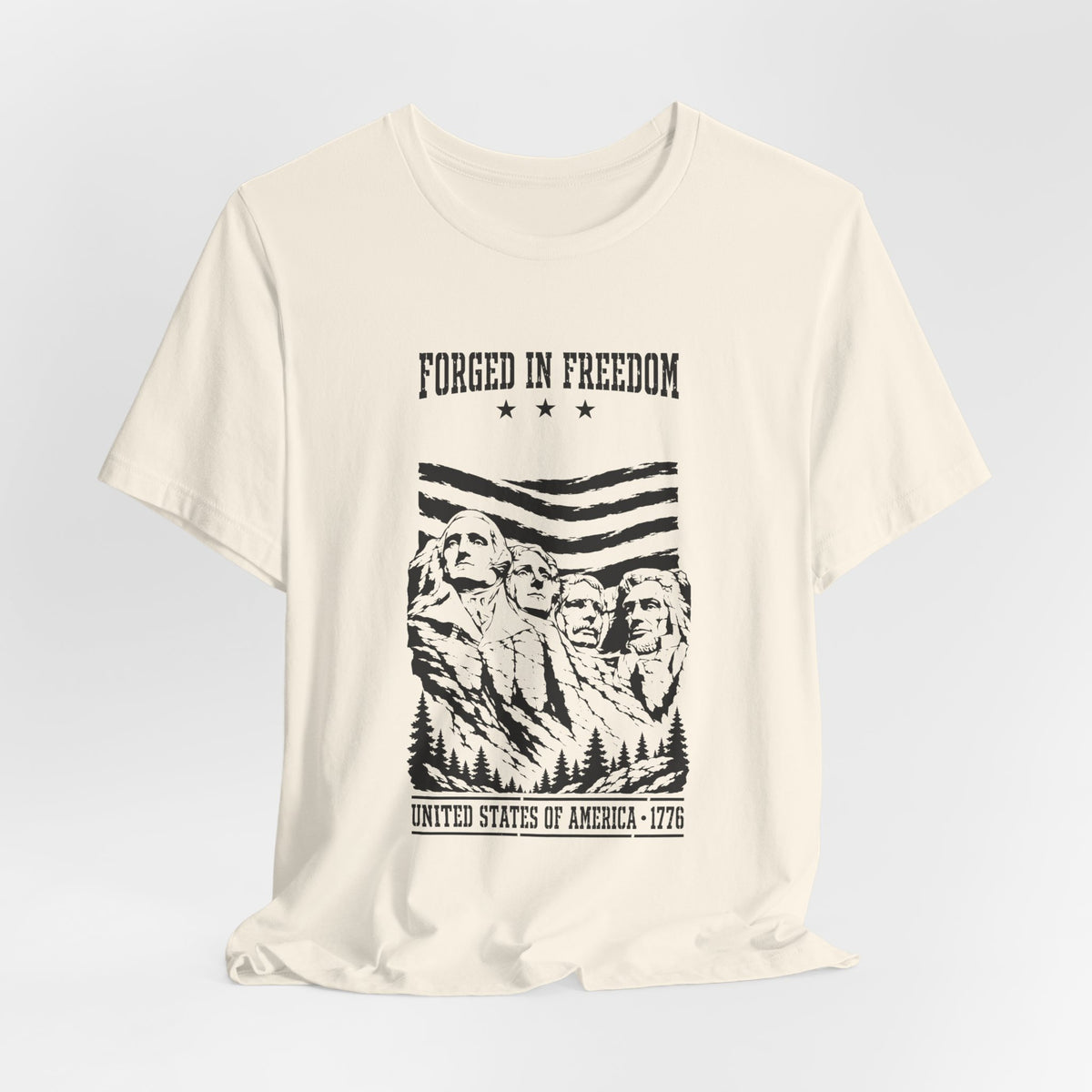 Forged in Freedom T-Shirt — Mount Rushmore American Patriot Tee