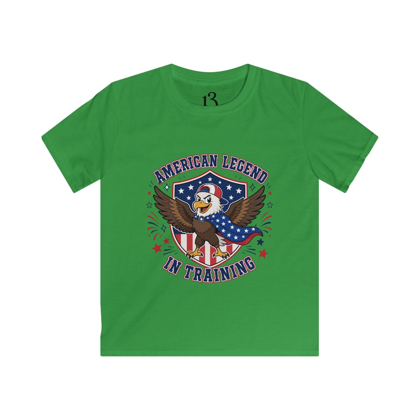 Kids T‑Shirt – "American Legend in Training" Patriotic Eagle Tee
