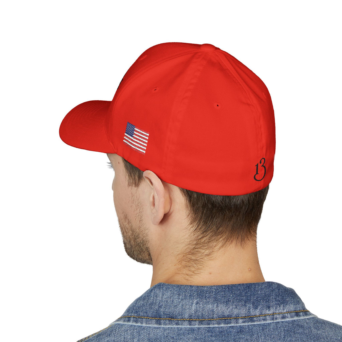 Stars13stripeS Closed-Back Structured Cap (Embroidery)