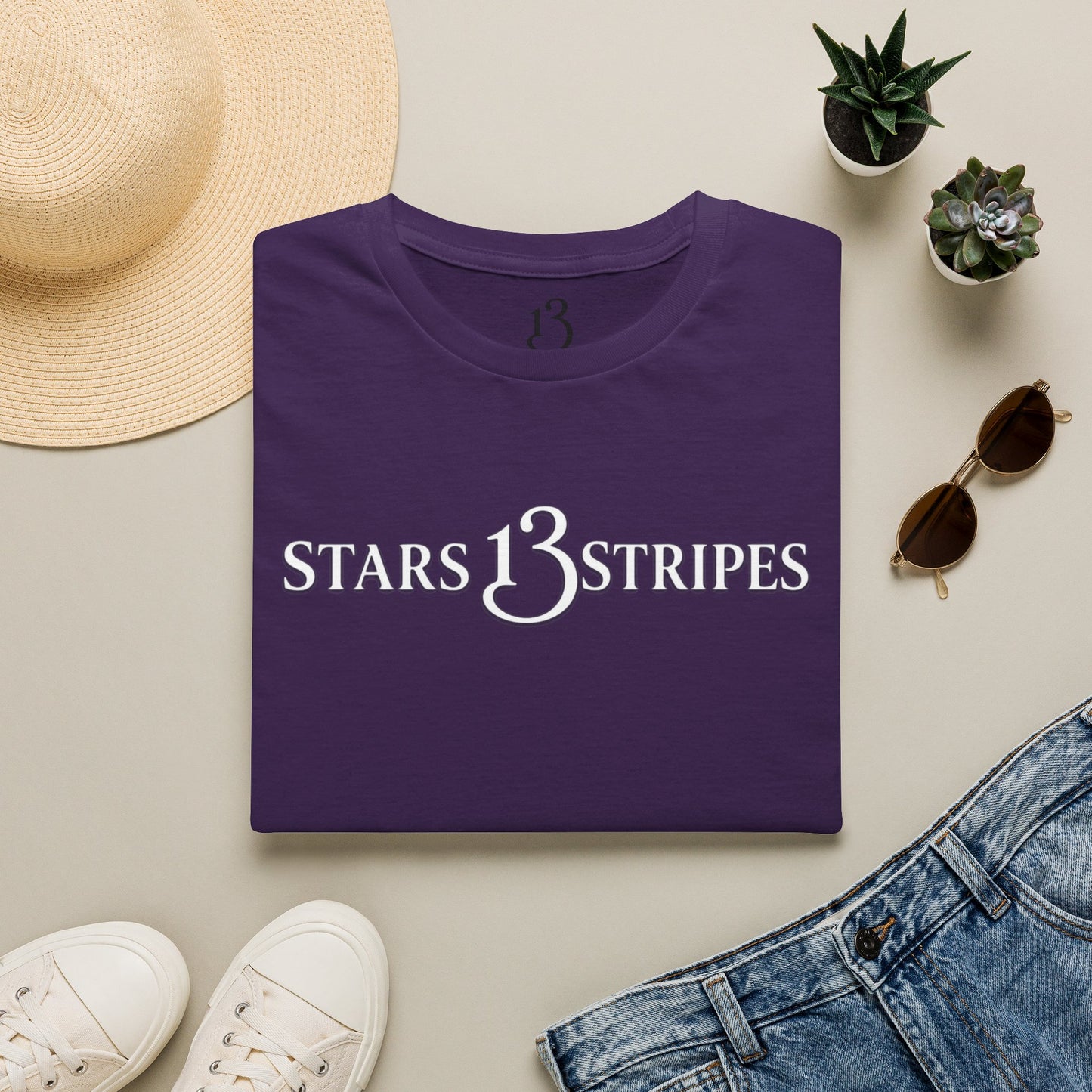Arlington Soldier, Stars13stripeS Embossed T-Shirt