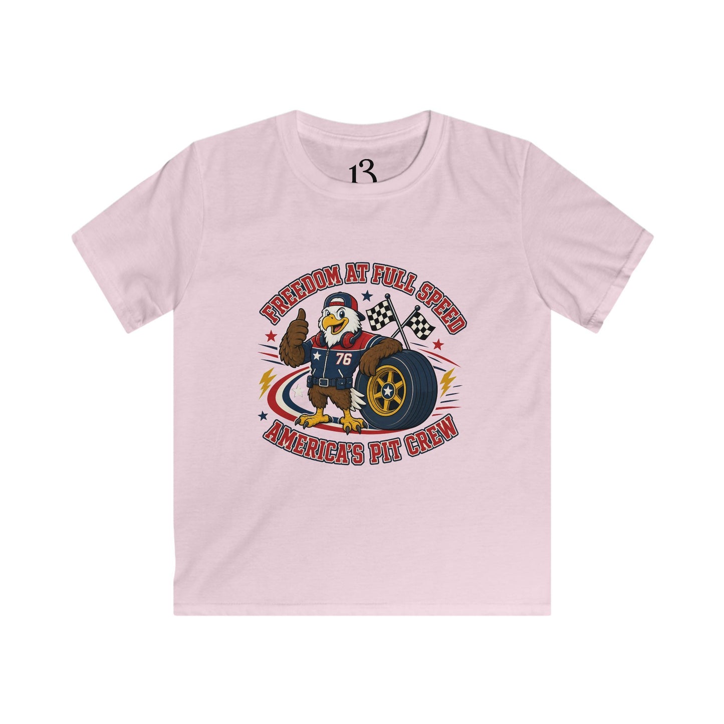 Kids T‑Shirt – 'Champion Pit Crew' Graphic Tee for Boys & Girls