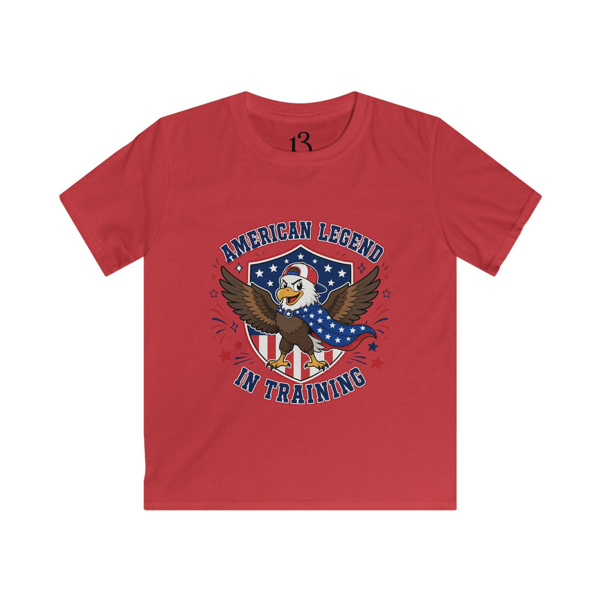 Kids T‑Shirt – "American Legend in Training" Patriotic Eagle Tee
