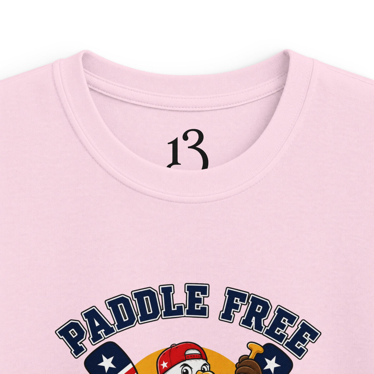 Paddle Kids Tee — "Paddle Free" USA Lake Crew Shirt