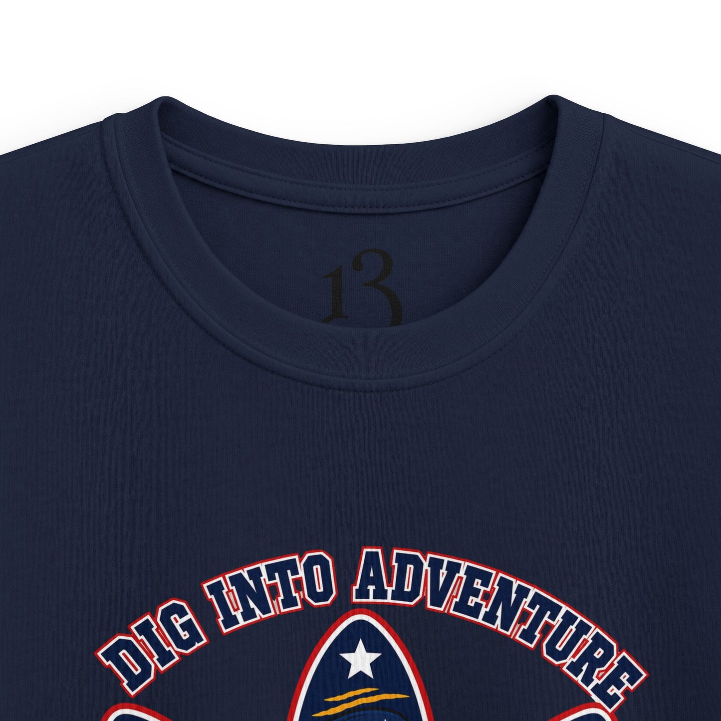 Kids T-Shirt - "Dig Into Adventure: Discover America" Patriotic Eagle Tee
