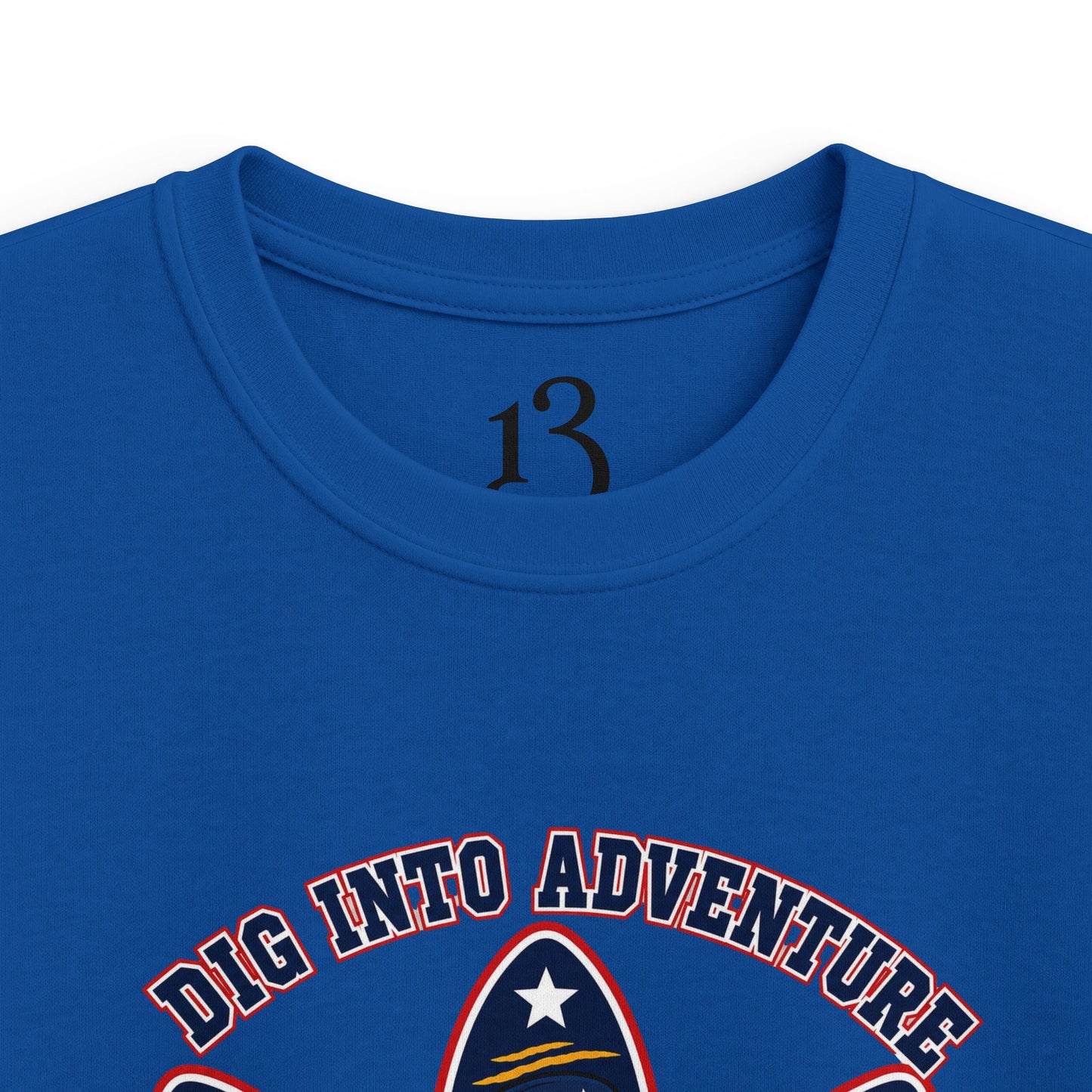Kids T-Shirt - "Dig Into Adventure: Discover America" Patriotic Eagle Tee