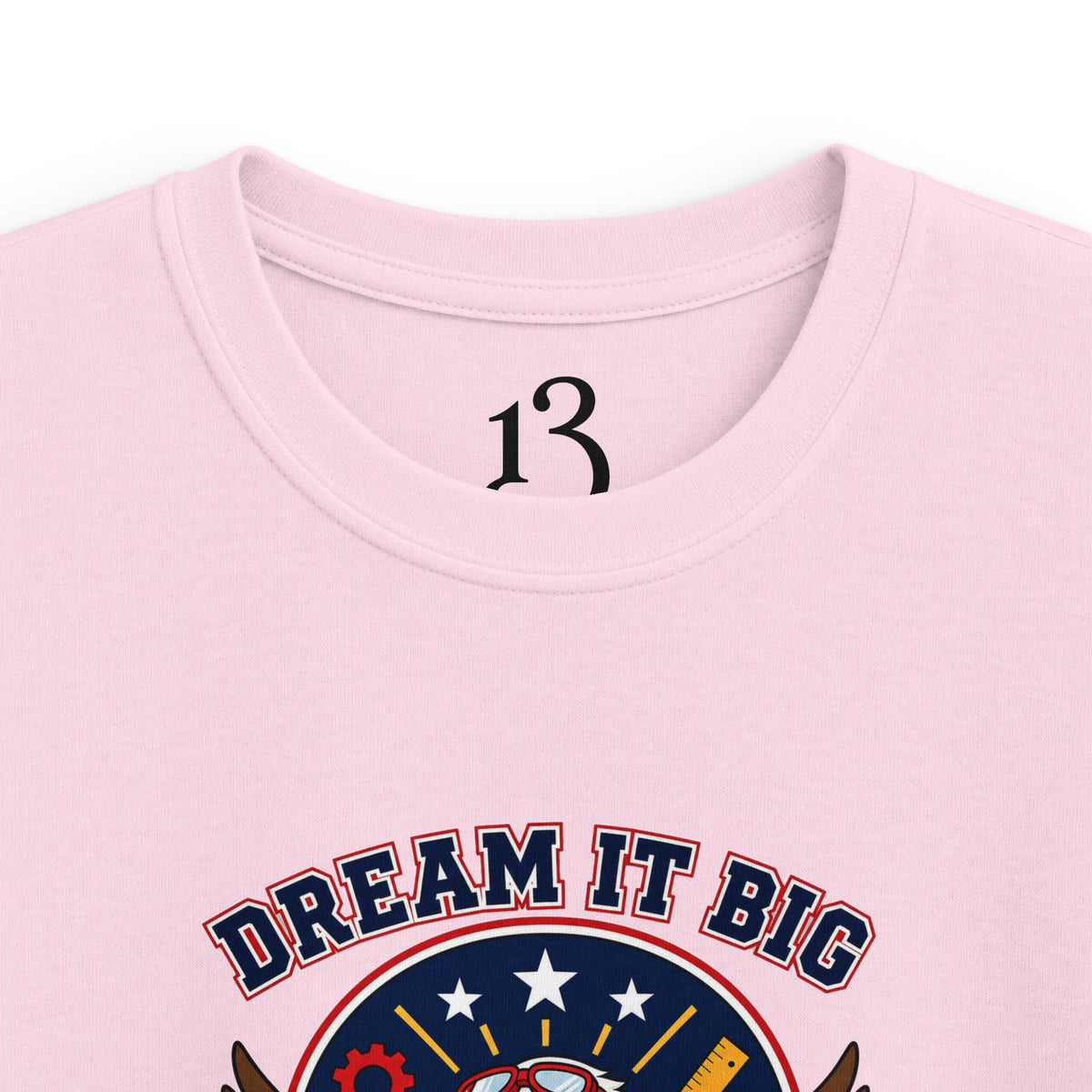 Kids Tee — "Dream It Big, Build The Future" Eagle Graphic