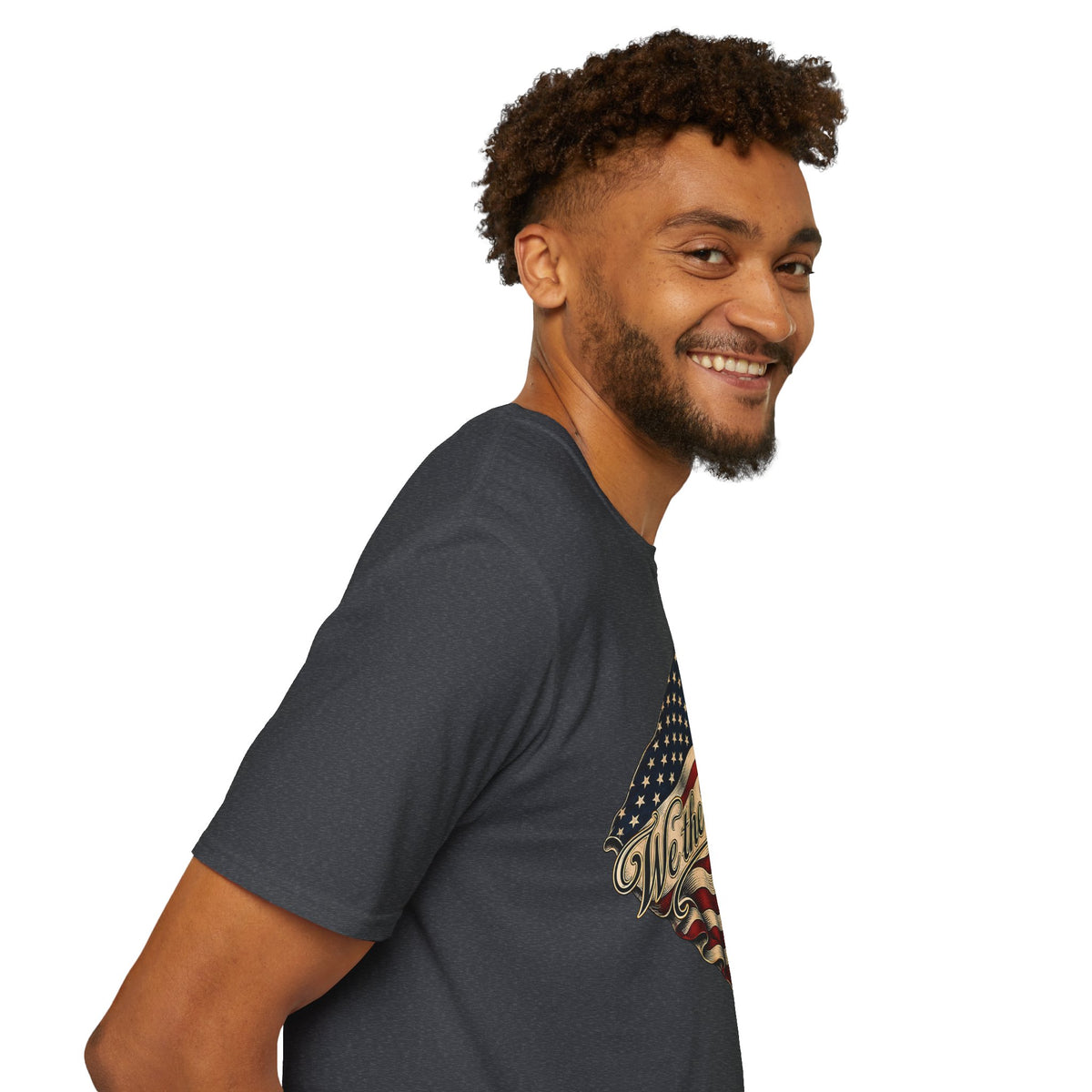 We the People Flag T-Shirt — Vintage American Patriotic Tee