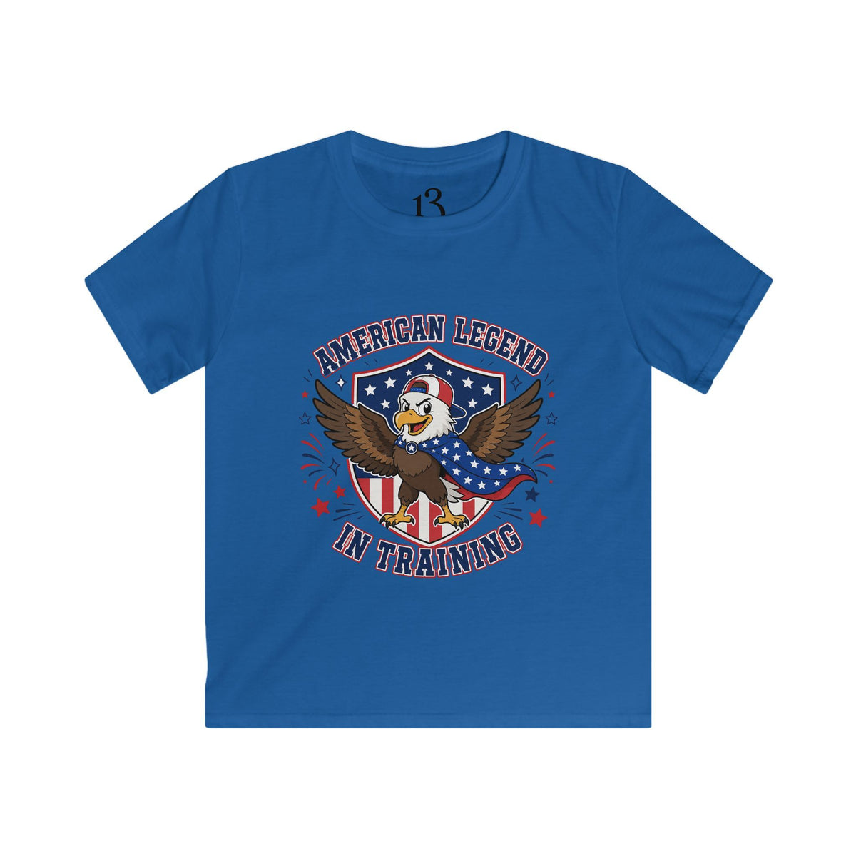 Kids T‑Shirt – "American Legend in Training" Patriotic Eagle Tee