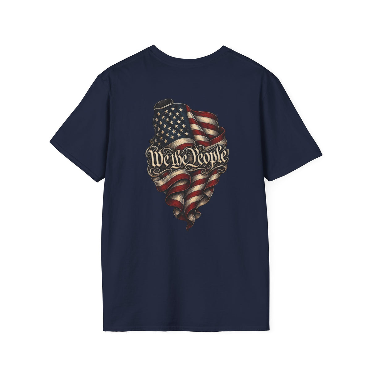 "We The People" Stars13stripeS Embossed T-Shirt