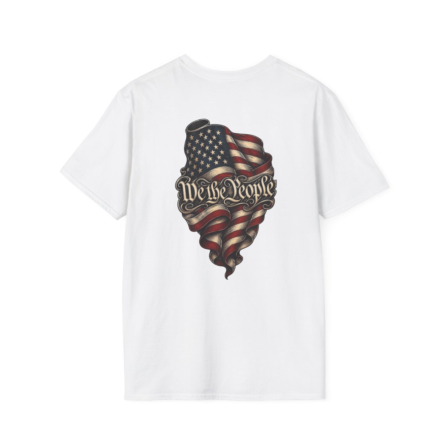 "We The People" Stars13stripeS Embossed T-Shirt