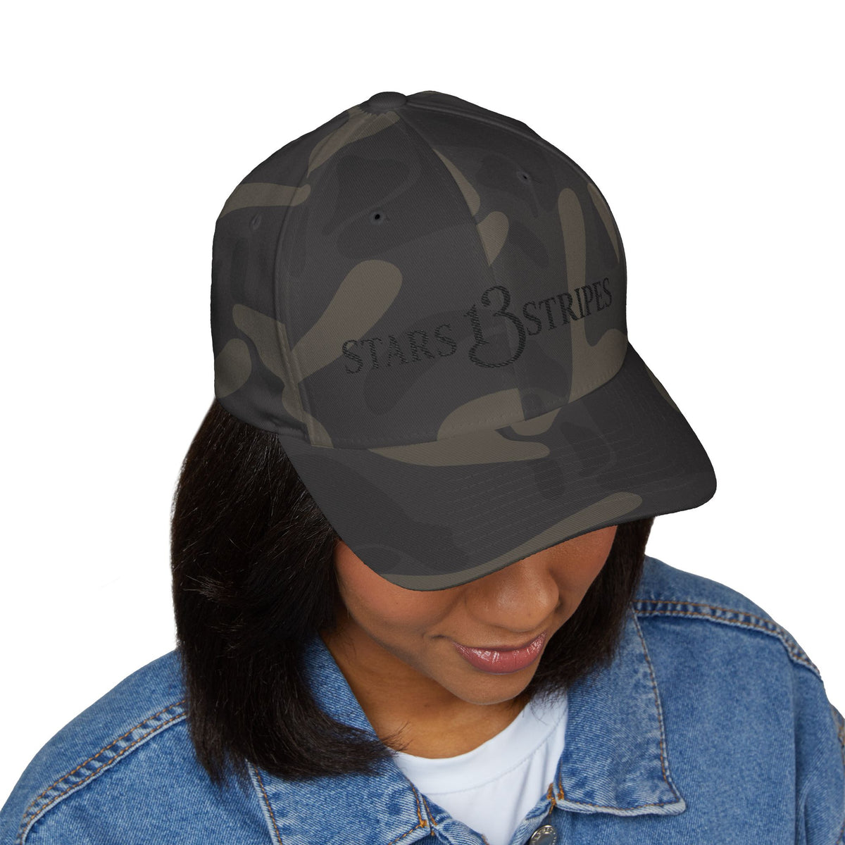 Stars13stripeS Closed-Back Structured Cap (Embroidery)