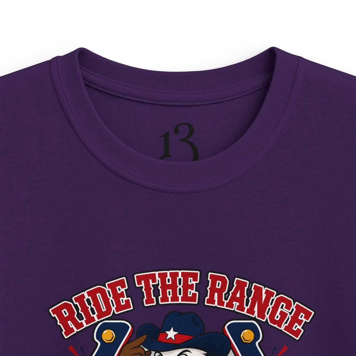 Kids T-Shirt - "Ride the Range Wild and Free" Cowboy Eagle Graphic