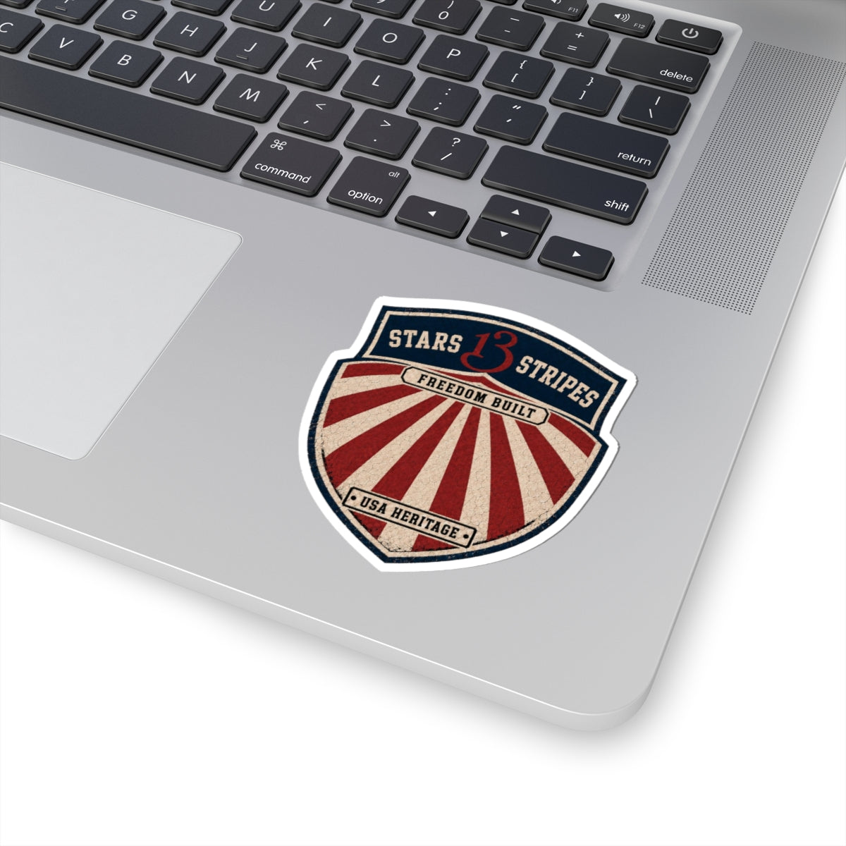 Vintage 'Stars13stripeS' Kiss-Cut Sticker — Freedom Built USA Heritage