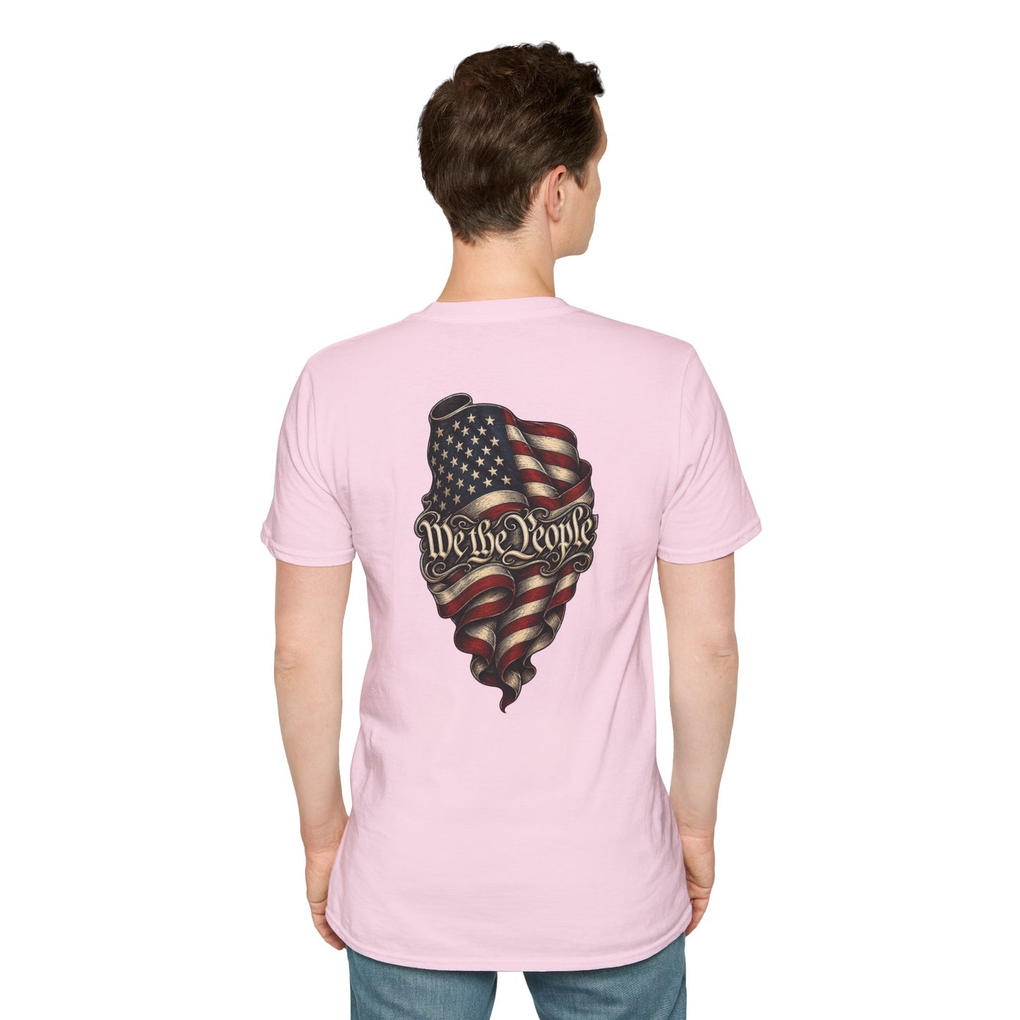 "We The People" Stars13stripeS Embossed T-Shirt