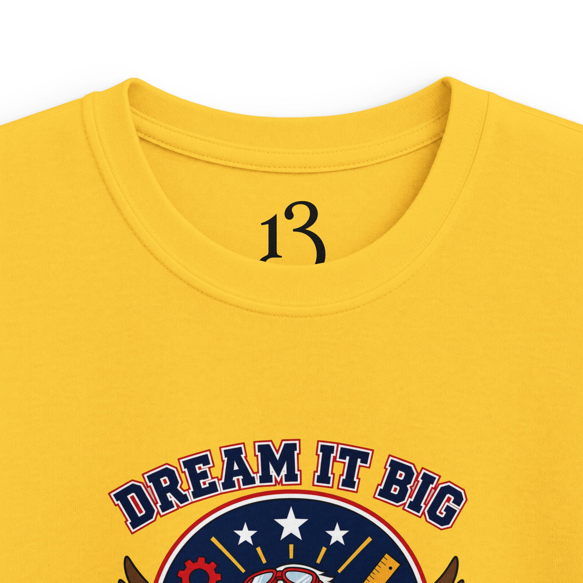 Kids Tee — "Dream It Big, Build The Future" Eagle Graphic