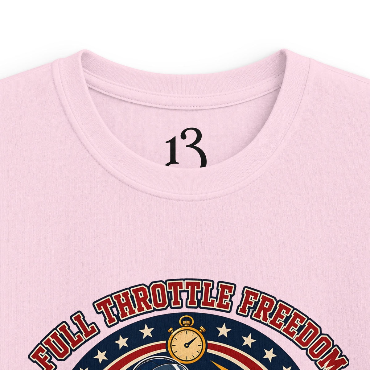 Kids Tee — 'Full Throttle Freedom' Go-Kart Racing Shirt