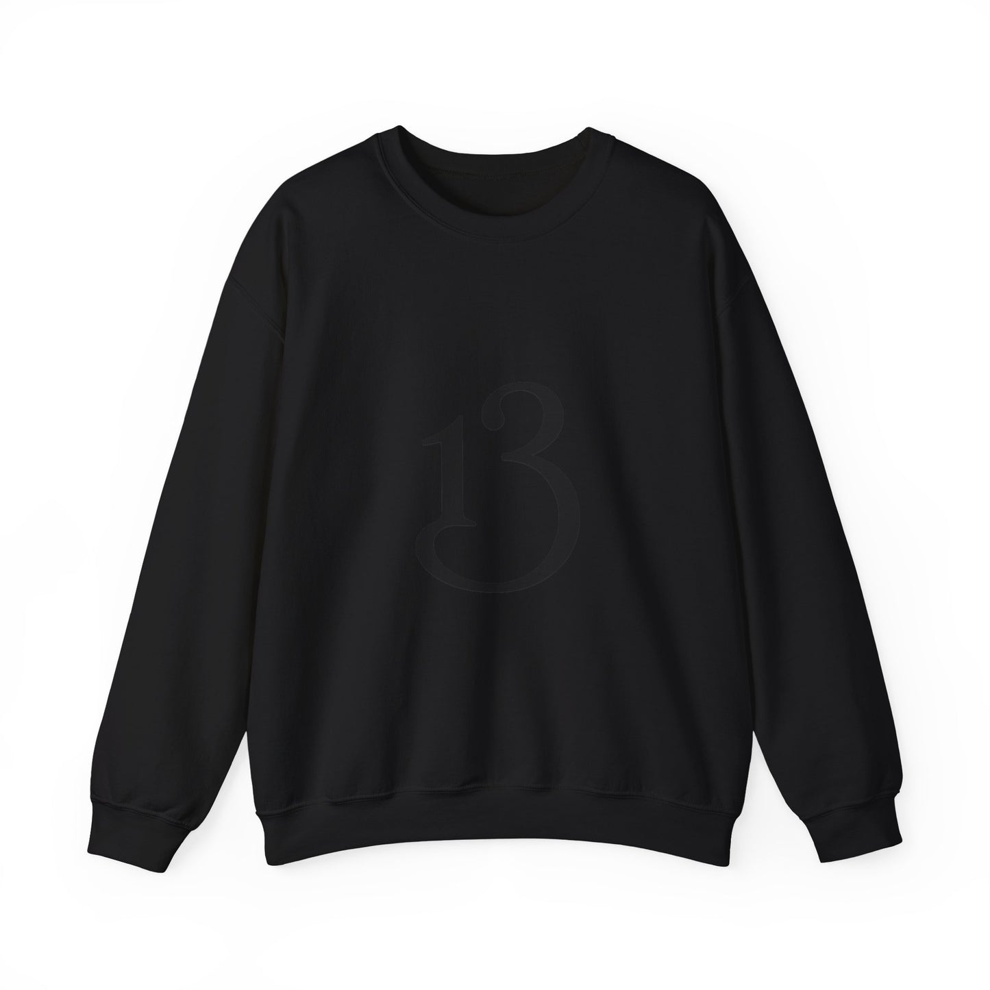 Crewneck Sweatshirt - Minimal '13' Graphic Classic