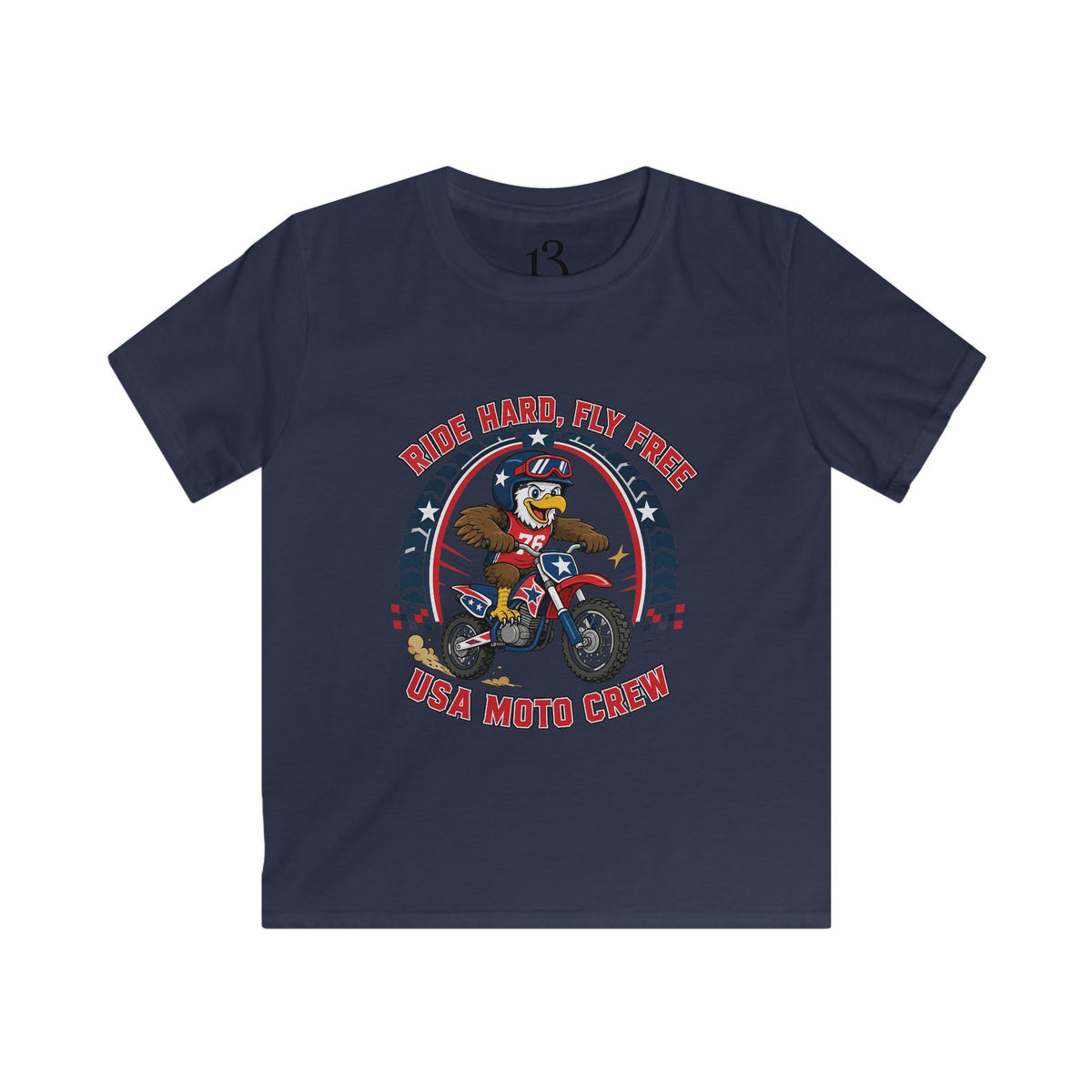 Kids Moto Tee — Born Racer, My Pride Dirt Bike Shirt