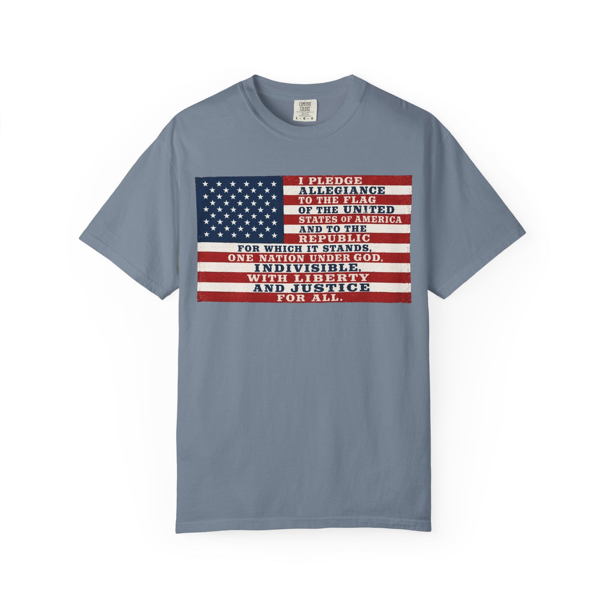 Pledge of Allegiance American Flag T-Shirt