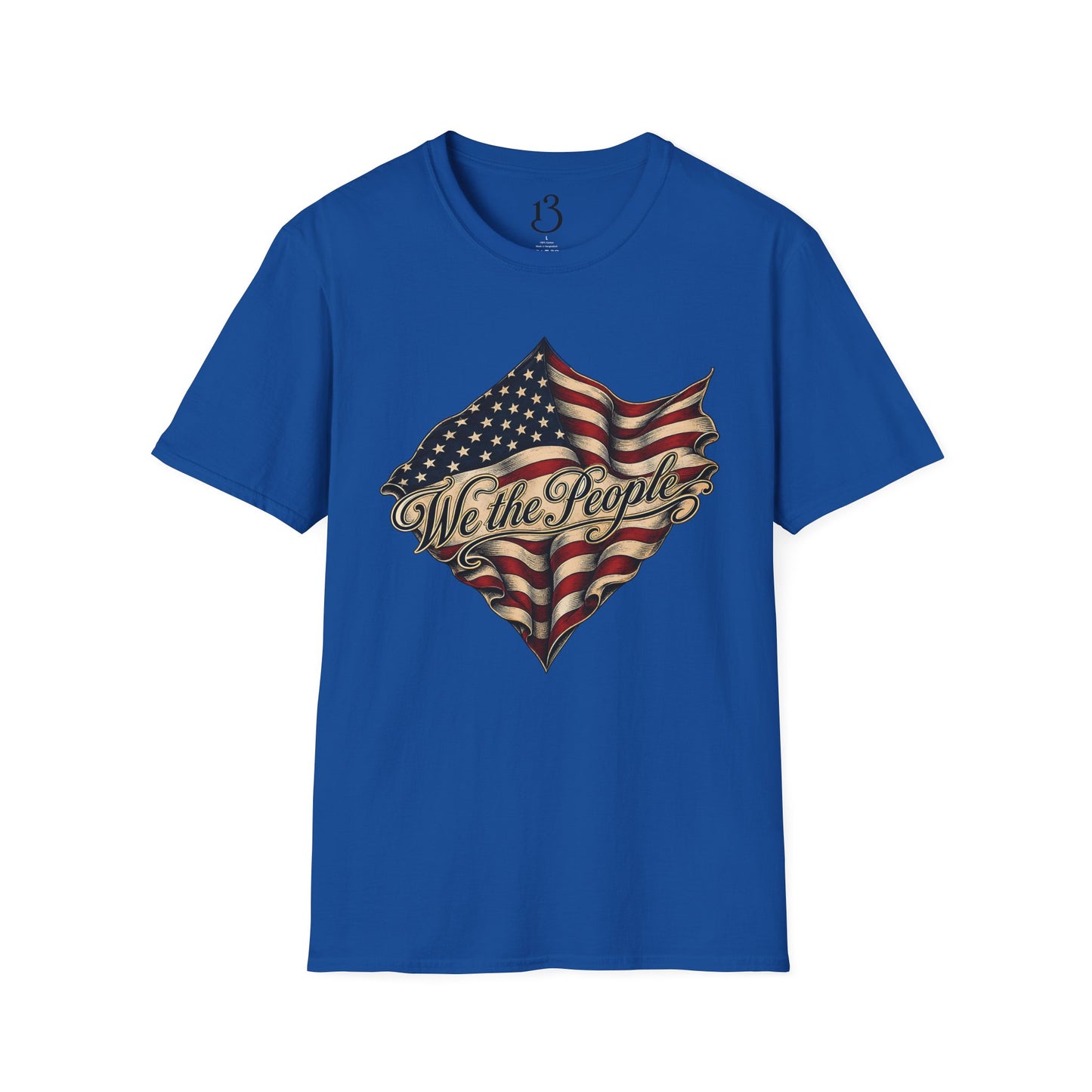 We the People Flag T-Shirt — Vintage American Patriotic Tee