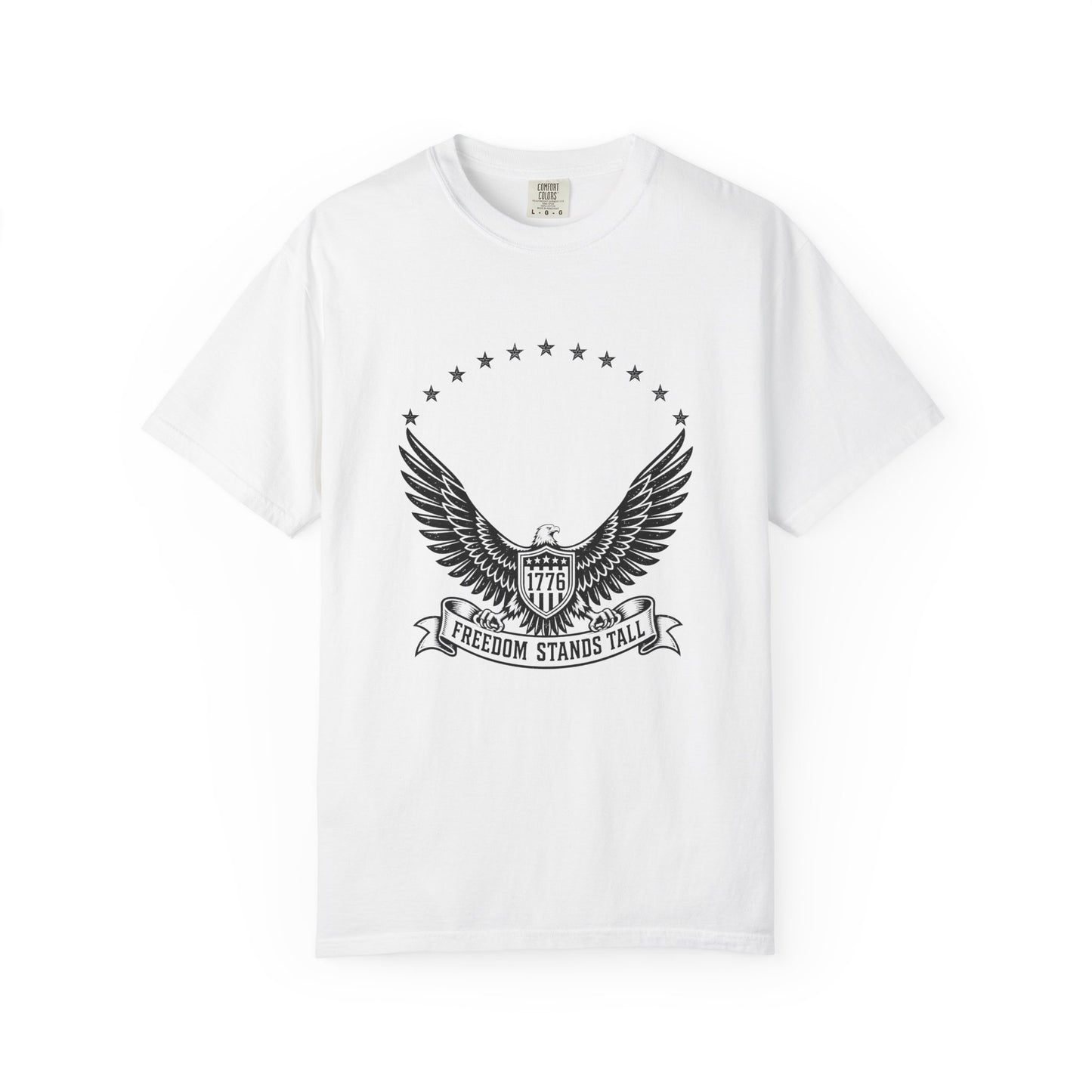 Freedom Stands Tall Eagle T-Shirt — 1776 Patriotic Tee