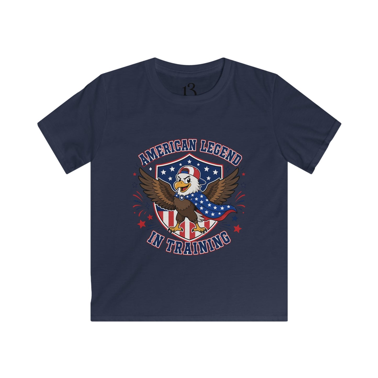 Kids T‑Shirt – "American Legend in Training" Patriotic Eagle Tee