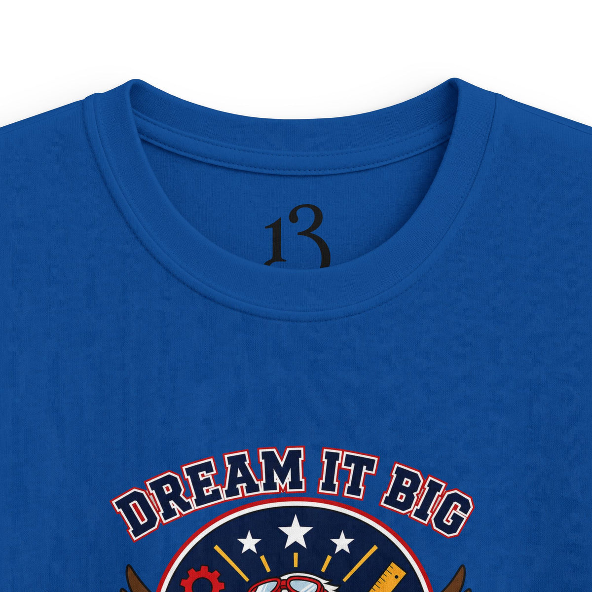 Kids Tee — "Dream It Big, Build The Future" Eagle Graphic