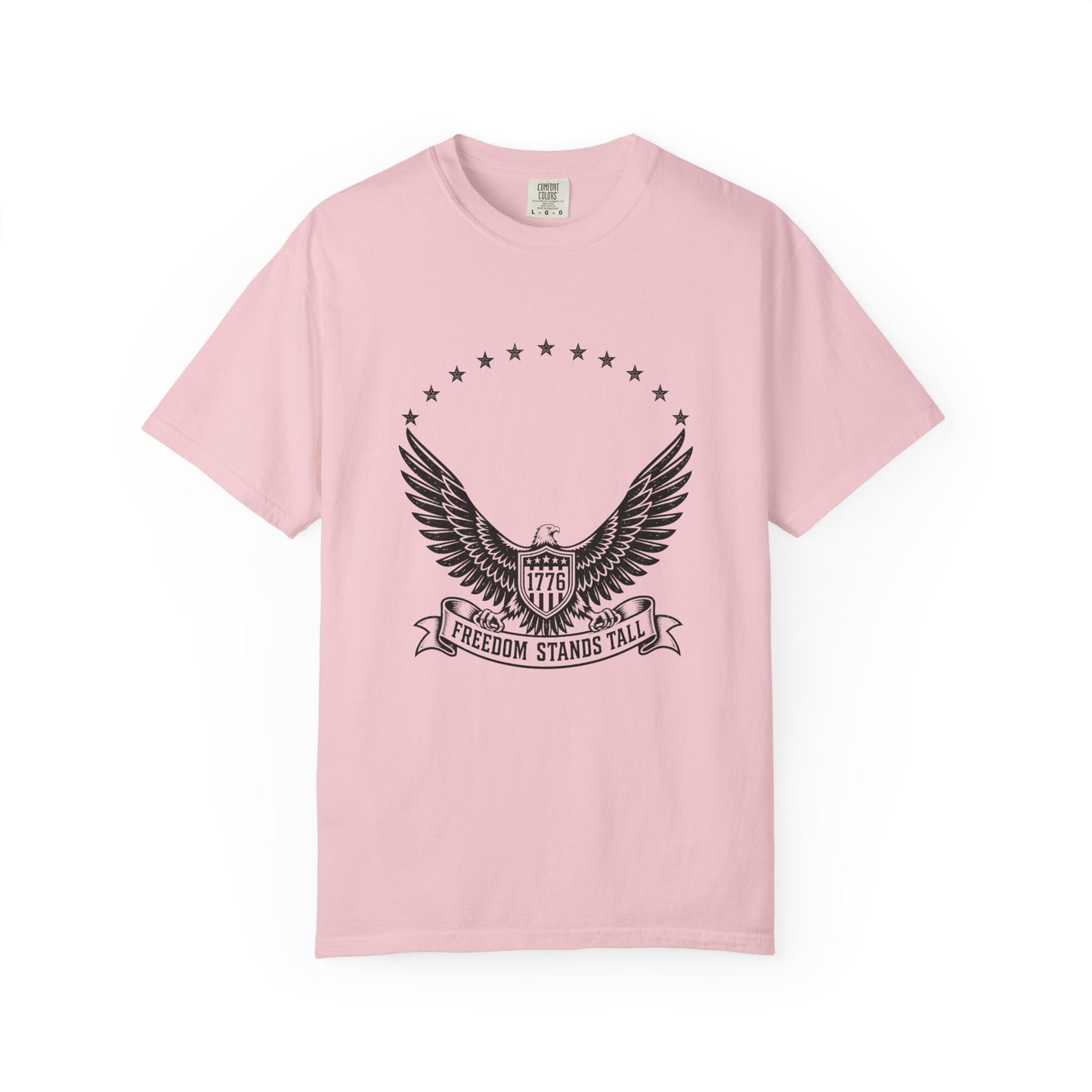 Freedom Stands Tall Eagle T-Shirt — 1776 Patriotic Tee