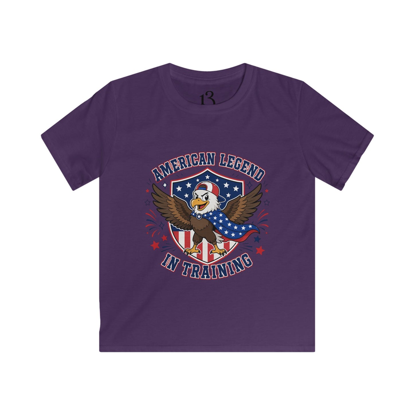 Kids T‑Shirt – "American Legend in Training" Patriotic Eagle Tee