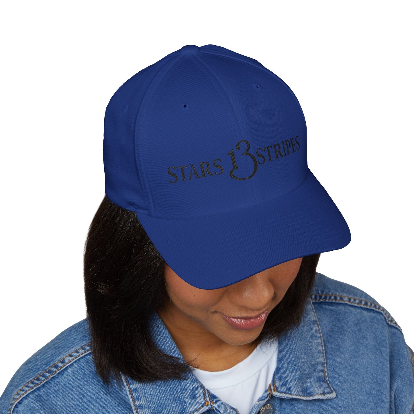 Stars13stripeS Closed-Back Structured Cap (Embroidery)