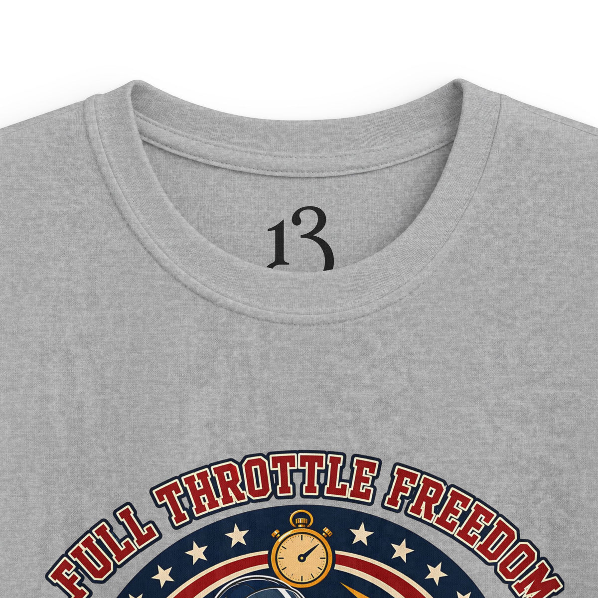 Kids Tee — 'Full Throttle Freedom' Go-Kart Racing Shirt