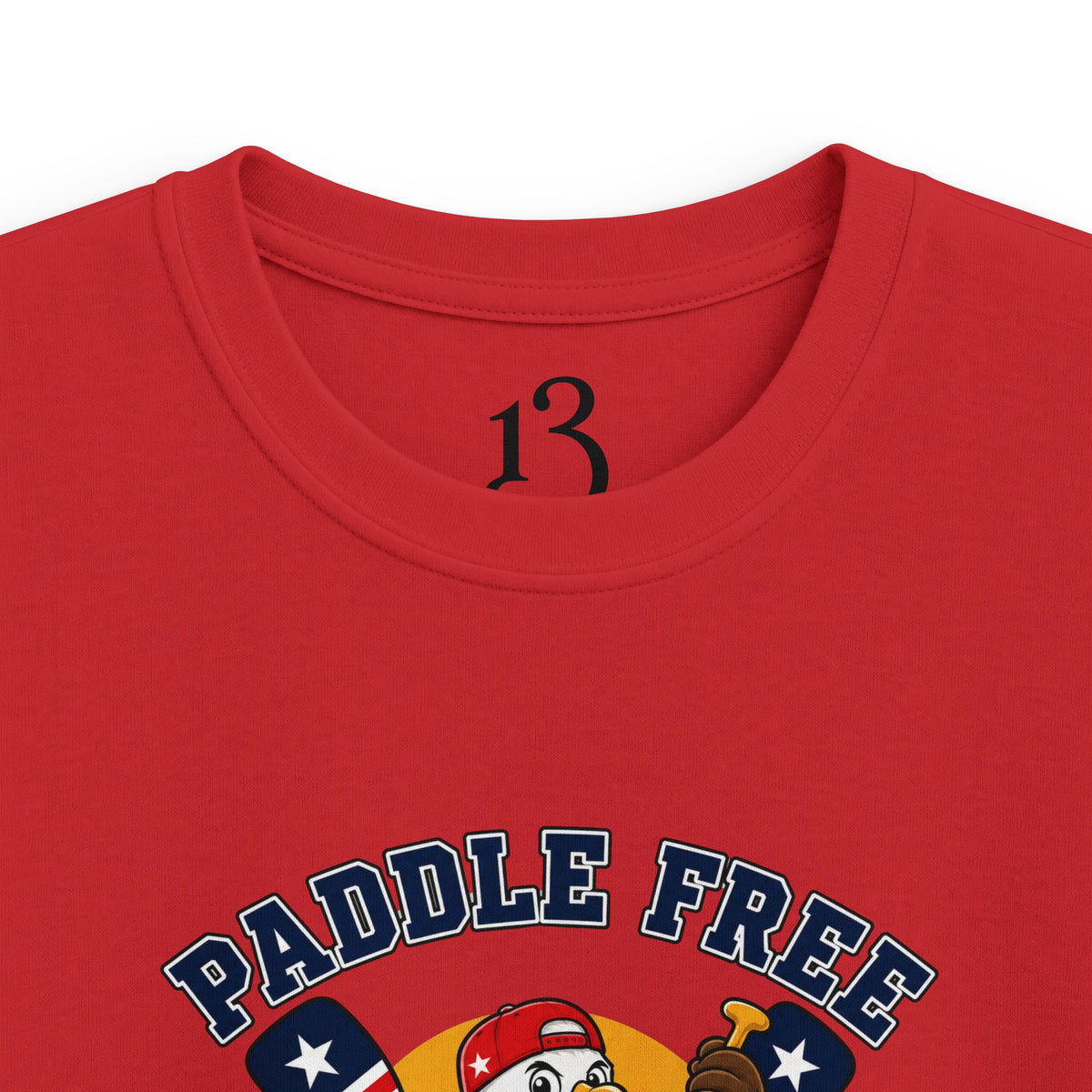 Paddle Kids Tee — "Paddle Free" USA Lake Crew Shirt