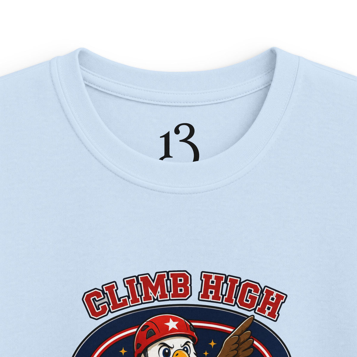 Kids T-Shirt – “Climb High, Dream Big” Adventure Graphic Tee