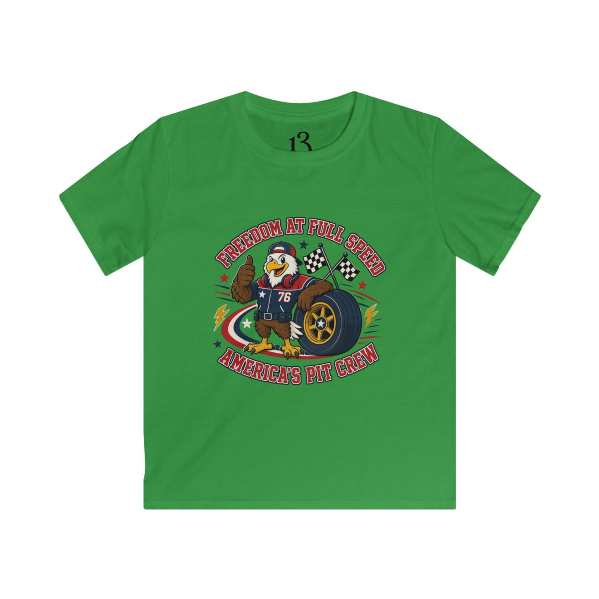 Kids T‑Shirt – 'Champion Pit Crew' Graphic Tee for Boys & Girls