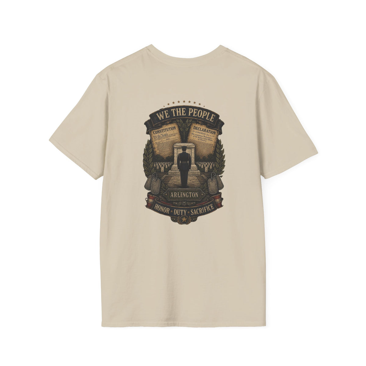 Arlington Soldier, Stars13stripeS Embossed T-Shirt