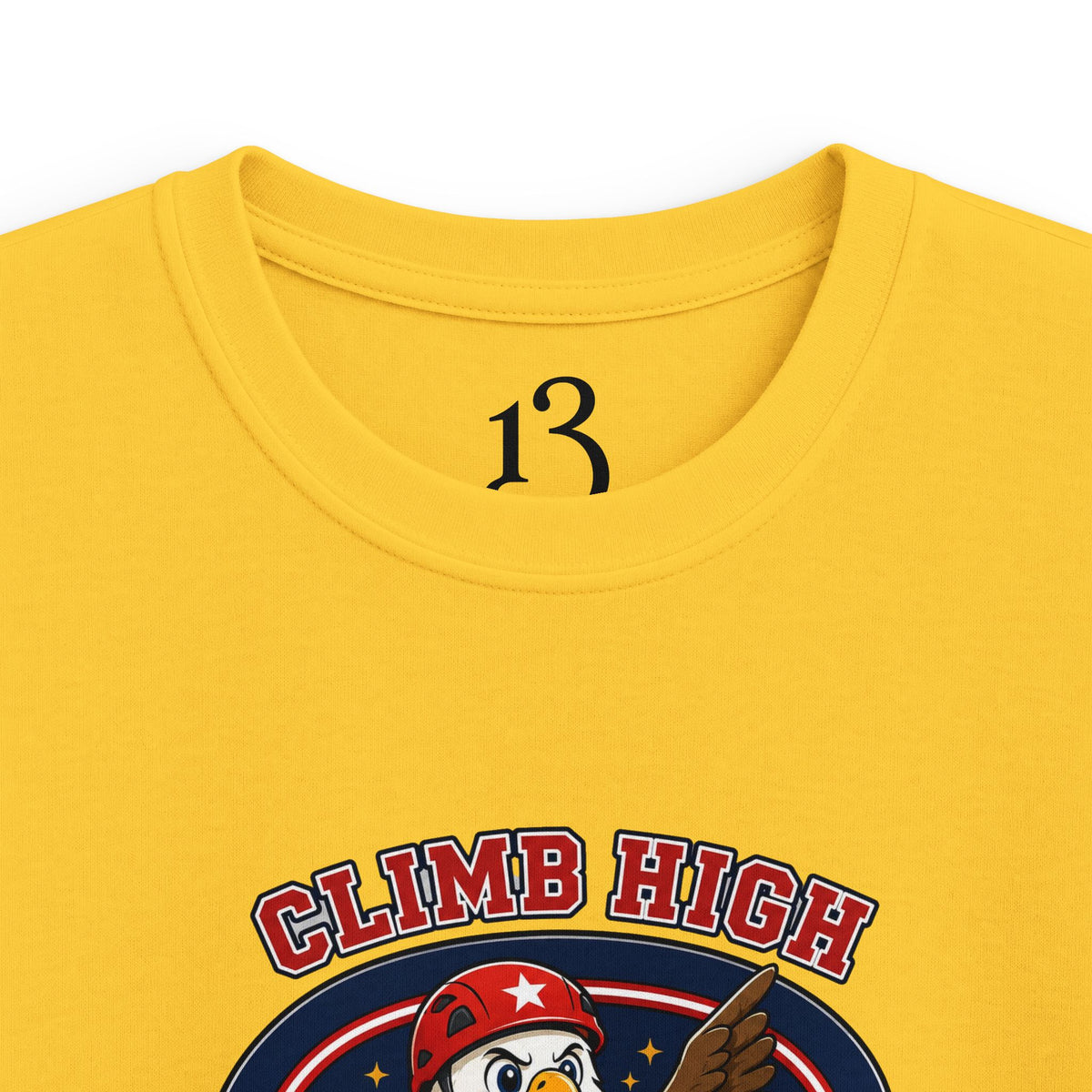 Kids T-Shirt – “Climb High, Dream Big” Adventure Graphic Tee