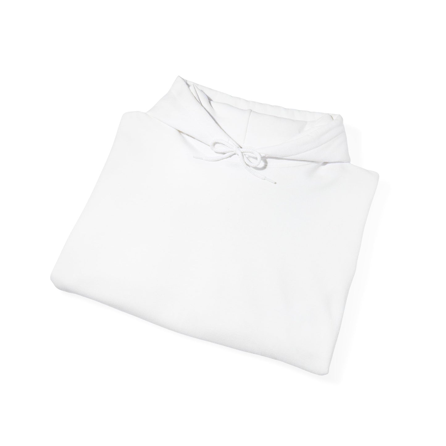 Classic White Hoodie — Blank Canvas Unisex Hooded Sweatshirt