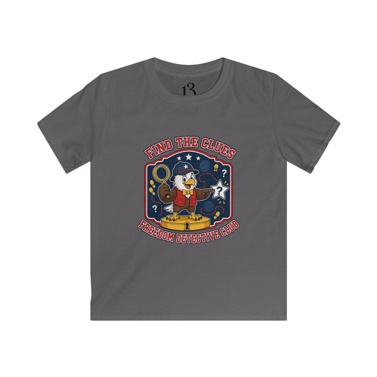 Kids Detective Adventure T‑Shirt — "Find the Clues" Mystery Game Design